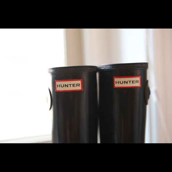 Hunter boots glossy black - Picture 3 of 5